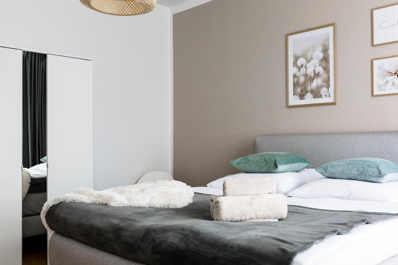 Modernes Apartment Lieblingsfleck I 2 Schlafzimmer I 4 Betten I Zentrumsnah Eberswalde Kültér fotó